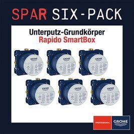 Spar Six-Pack Unterputz-Grundkörper Grohe Rapido SmartBox