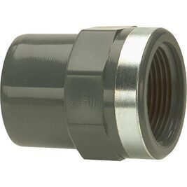 PVC-U - Klebefitting Reduktions-Nippel, 50 mm x 11/4", IG