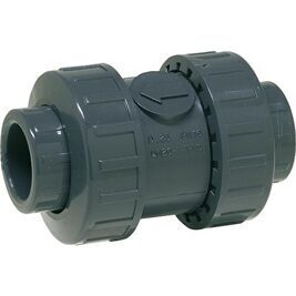 PVC-U - Klebefitting Rückschlagventil, 32 mm, federbelastet