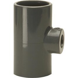 PVC-U - Klebefitting T-Stück reduziert, 32x20x32mm, allseit.Klebemuffe