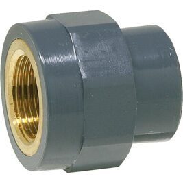 PVC-U- Übergangs-Gewindemuffe IG Ø 63mm x DN 50 (2")