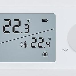 Raumthermostat Digital Silver Typ TA S