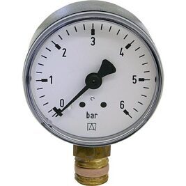 Rohrfeder-Manometer ø 50 mm, DN 8 (1/4“) radial