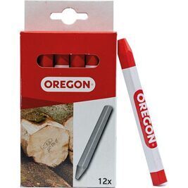 Signierkreide Oregon rot, Länge 120mm, D: 12mm VPE 12 Stück