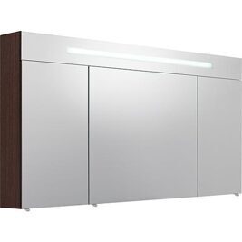 Spiegelschrank m. bel. Blende Eiche dunkel 3 Türen 1200x740x160 mm