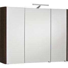 Spiegelschrank mit Beleuchtung Eiche Biber, 3 Türen 950x750x188mm