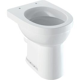 Stand-Flachspül-WC Geberit Renova Comfort barrierefrei, erhöht BxHxT: 355x450x475mm, Abgang waagerecht, weiß