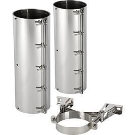 Statisches Klemmband-Set mit verstärktem Wandhalter DN150/210 Wandabstand 150-300mm