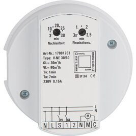 Steuerbaustein EVENES V-NE30/60 2-stufig,mit Nachlauf+Einschalt- verzögerung