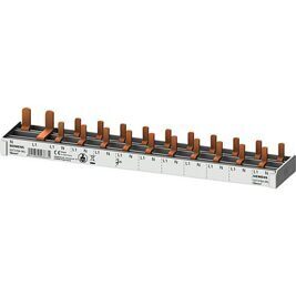 Stiftsammelschiene, 10mm² 1x FI 2pol. N-links 10x AFDD-LS Siemens 5ST3784-0KL (12TE)