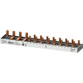 Stiftsammelschiene, 10mm² 1x FI 4pol. N-links 8x AFDD-LS Siemens 5ST3783-0KL (12TE)