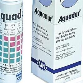 Teststäbchen AQUADUR®, zur Bestimmung der Wasserhärte, 3...25°dH