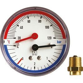 Thermomanometer TM 80 R 1/2", 0-10 bar