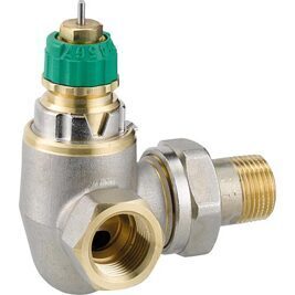 Thermostat-Ventilunterteil Danfoss Dynamic Valve RA-DV, DN15(1/2"),Winkeleck links