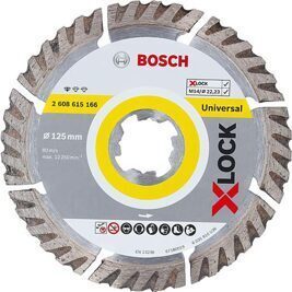 Trennscheibe BOSCH® Diamant Standard for Universal mit X - Lock Aufnahme Ø 125 mm