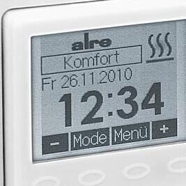 UP-Raumtemperaturregler elektronisch, mit Rahmen 1-fach 