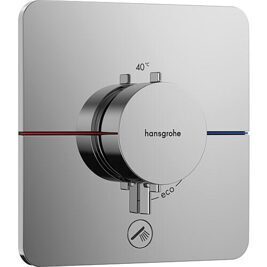 UP-Thermostat Hansgrohe ShowerSelect Comfort Q Fertigset 1 Verbraucher/1 Abgang chrom