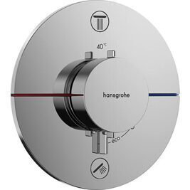 UP-Thermostat Hansgrohe ShowerSelect Comfort S Fertigset 2 Verbraucher chrom