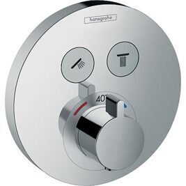 UP-Thermostat Hansgrohe ShowerSelect S Fertigset 2 Verbraucher chrom