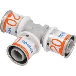 Uponor S-Press PLUS T-Stück PPSU Ø25mm-Ø25mm-Ø25mm