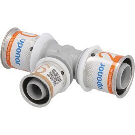 Uponor S-Press PLUS T-Stück reduziert PPSU Ø16mm-Ø20mm-Ø16mm