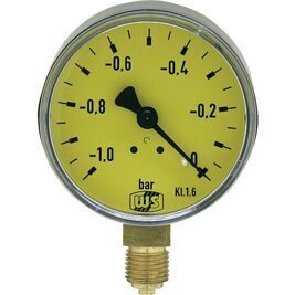 Vakuummeter ø 63 mm, DN 8 (1/4“) radial