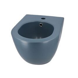 Wand-Bidet Elanda aus Keramik, Blue Royal matt