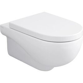 Wand-Tiefspül-WC NUVOLA BxHxT: 350x355x550 mm Spülrandlos Keramik weiß