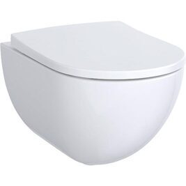 Wandtiefspül-WC Geberit Acanto weiß, spülrandlos,mit Kera-Tect, BxTxH:350x510x335mm