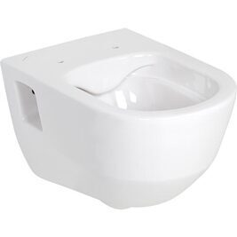 Wandtiefspül-WC Laufen PRO weiß, spülrandlos,mit Bef.-Nischen BxHxT:360x340x530mm