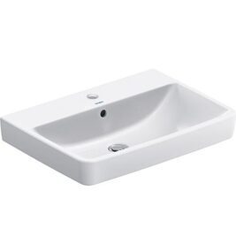 Waschtisch Duravit No. 1 BxHxT: 650 x 175 x 460 mm, m. Ül., m. 1 HL, weiß