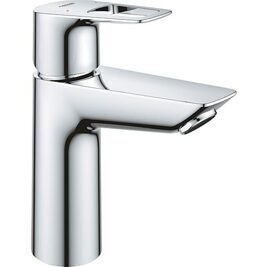 Waschtischmischer Grohe Bauloop M-Size Ausladung 109 mm chrom Push-Open Ablauf