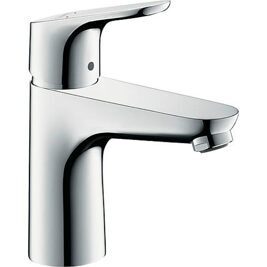 Waschtischmischer Hansgrohe 100 Focus Ausladung 119 mm chrom ohne Ablaufgarnitur