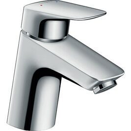 Waschtischmischer Hansgrohe 70 Logis ND Ausladung 108 mm chrom Push-Open Ablauf