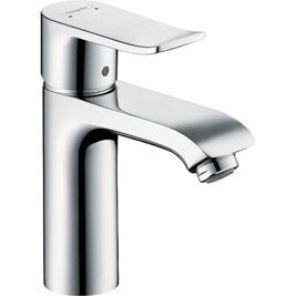 Waschtischmischer Hansgrohe Metris 110 Ausladung 116 mm chrom ohne Ablaufgarnitur