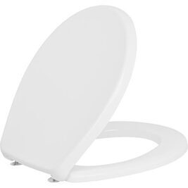 WC-Sitz Nemo, weiß, Duroplast, Bügelscharniere Edelstahl, BxHxT:383x49x460mm