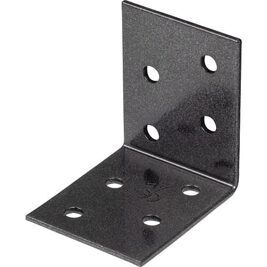 Winkelverbinder DURAVIS® 50 x 50 x 40 mm, Material: Stahl, sendzimirverzinkt, Oberfläche: schwarz-diamant