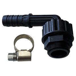 Zapfadapter für Wasserhähne M24 x DN20(3/4"), mit einer Schlauchschelle